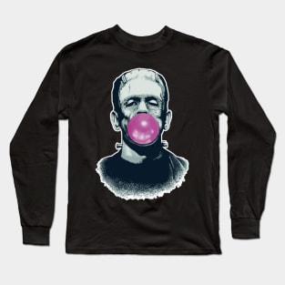 Frankenstein with chewing gum Long Sleeve T-Shirt